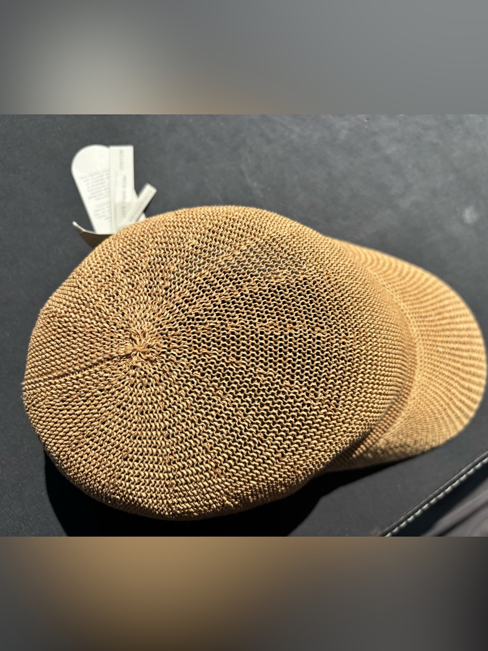 Wyeth Paula Mesh Cap in Camel. Packable! - Picture 7 of 7